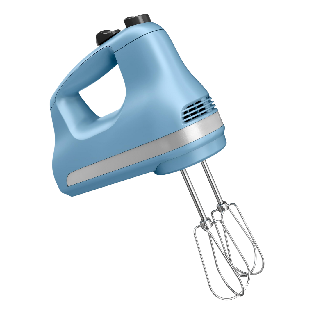 5 Speed Hand Mixer with Turbo Beaters, Lightweight & Compact