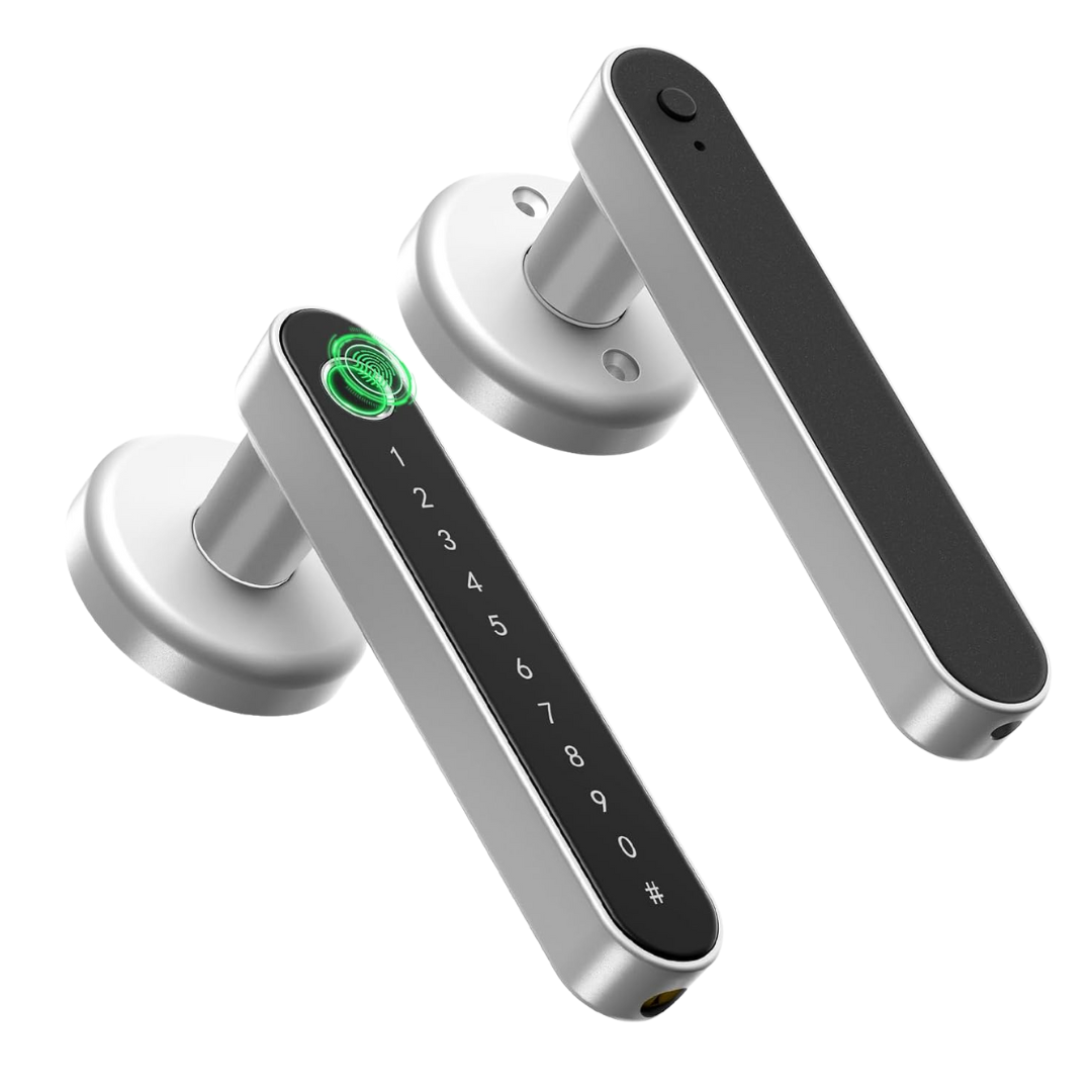 Biometric Smart Door Lock, Fingerprint PIN Key App Access, Auto-Lock