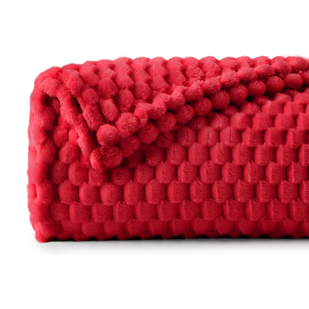 Soft Fleece Jacquard Blanket for Couch, Bed and Home Decor 3D Texture