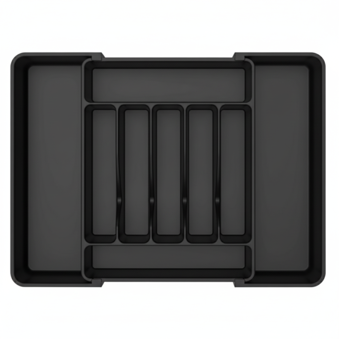 Expandable Silverware Drawer Organizer with 7 to 9 Compartments