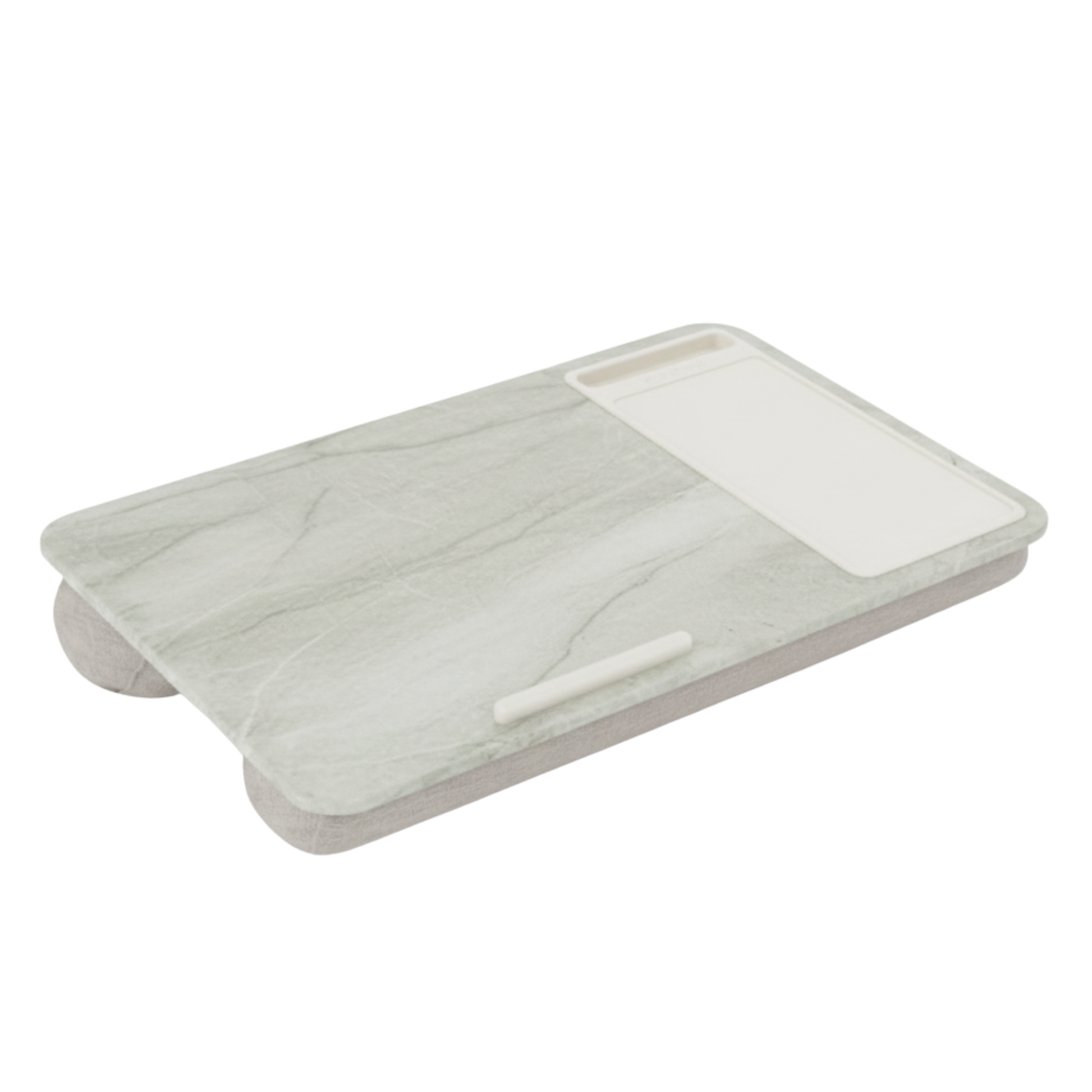 Portable Home Office Lap Desk with Mouse Pad, Cushion & Phone Slot
