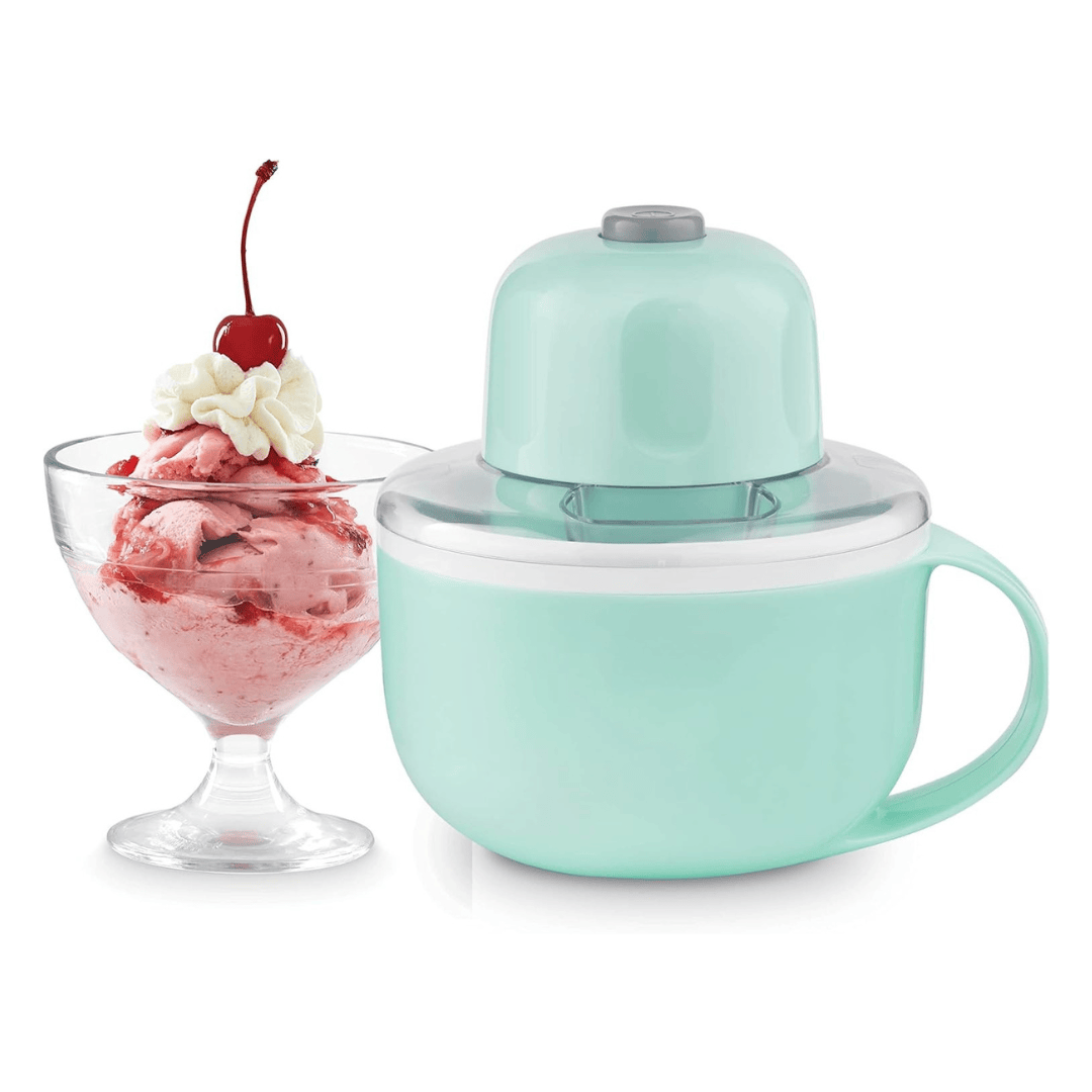 Single Serve Ice Cream Maker with Ingredient Chute and Freezable Mug - Kim Mode
