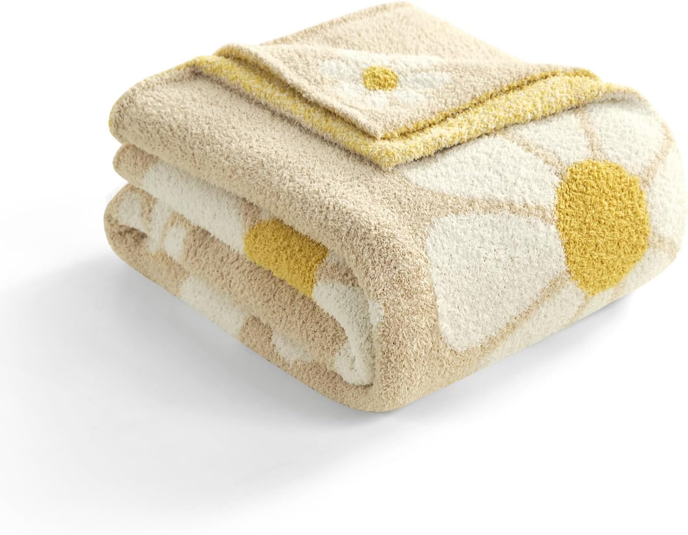 Soft Reversible Ribbed Knit Blanket for Couch, Sofa, and Bedroom