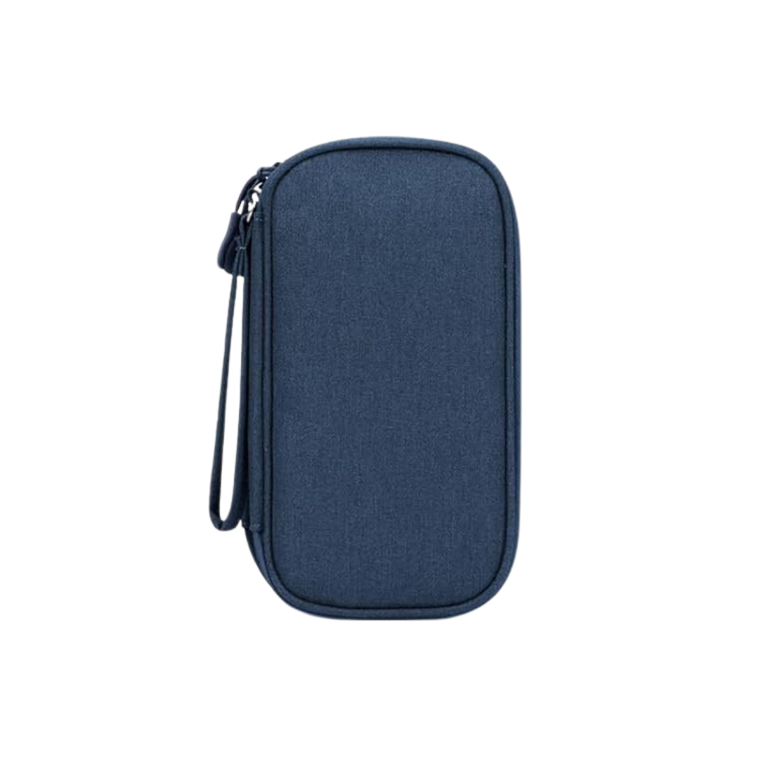 Travel Cable Organizer Pouch with Double Layer Water-Resistant Case