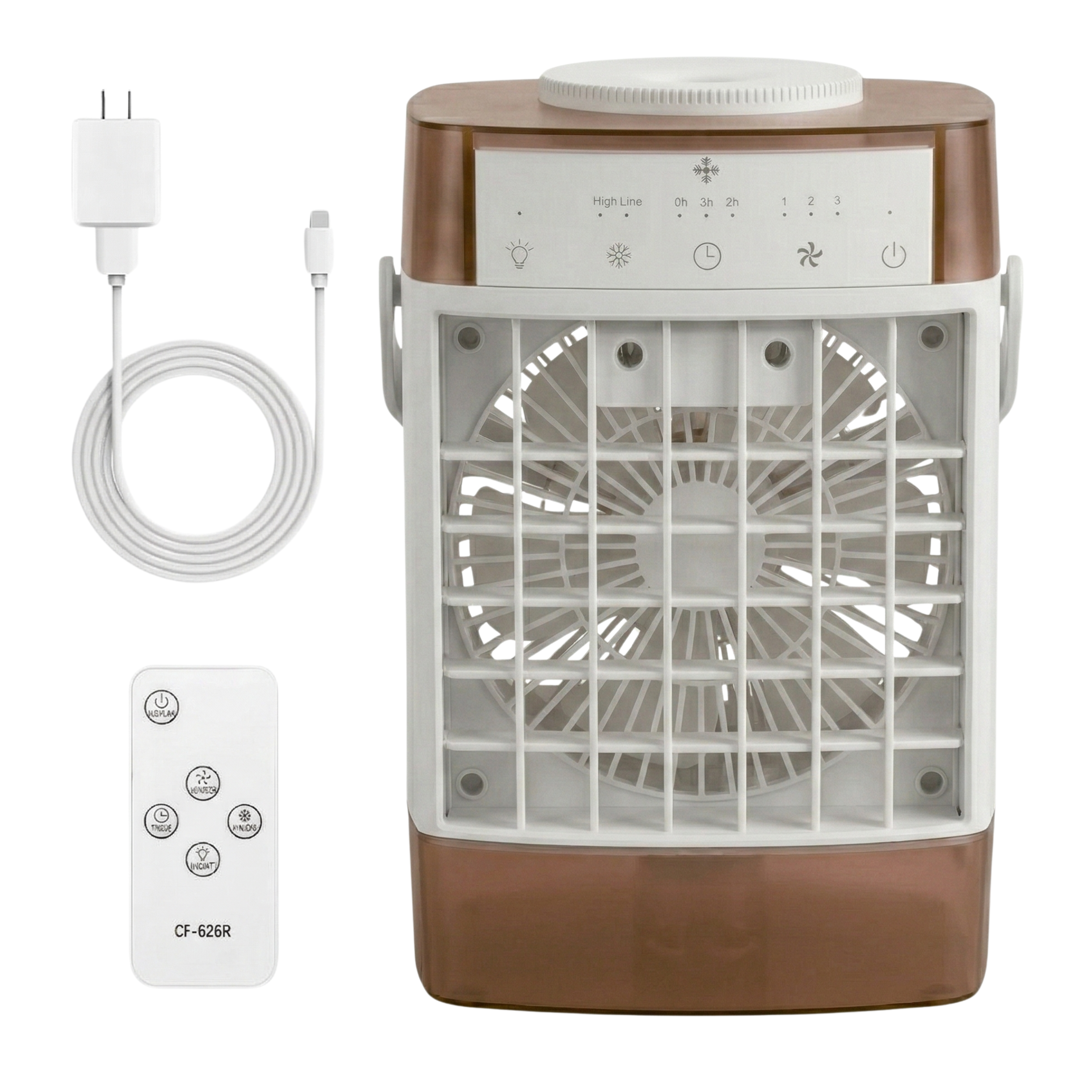 Portable Evaporative Air Cooler with Remote, Timer, 3 Speeds